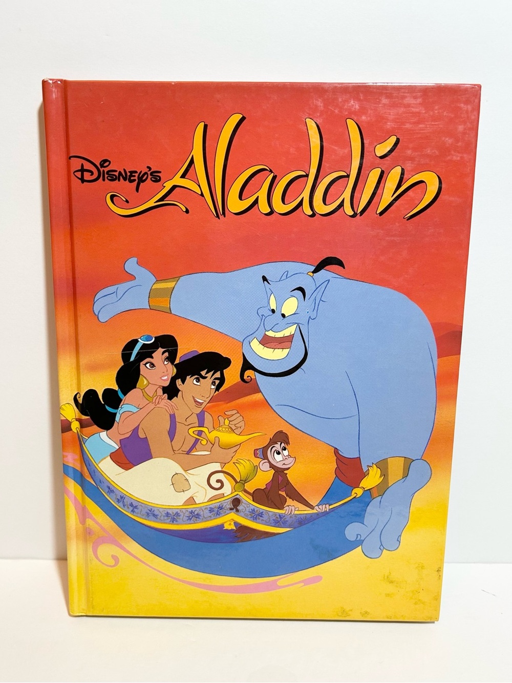 Vintage 1992 Disney Aladdin Hardcover Book